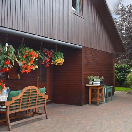 Kranich-Holzferienhaus 'Kleine Auszeit' Rehden Exterior photo